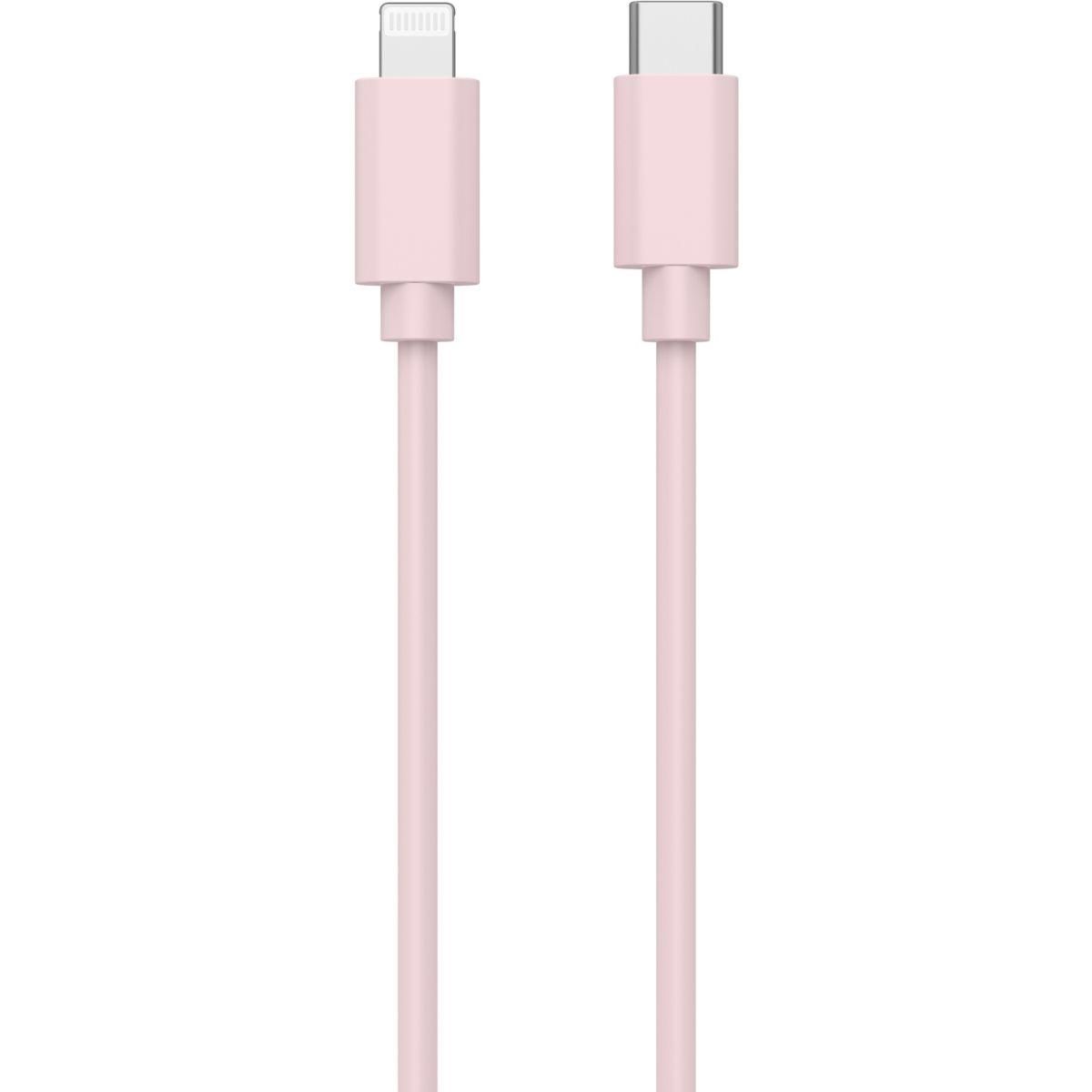 ESSENTIEL B Câble Lightning 1M vers lightning Rose