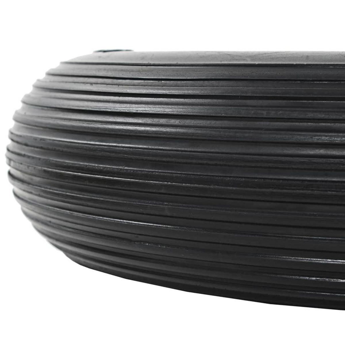 VIDAXL Roue de brouette avec axe PU solide 4.00-8 390 mm