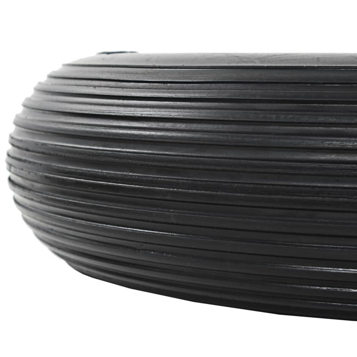 VIDAXL Roue de brouette avec axe PU solide 4.00-8 390 mm