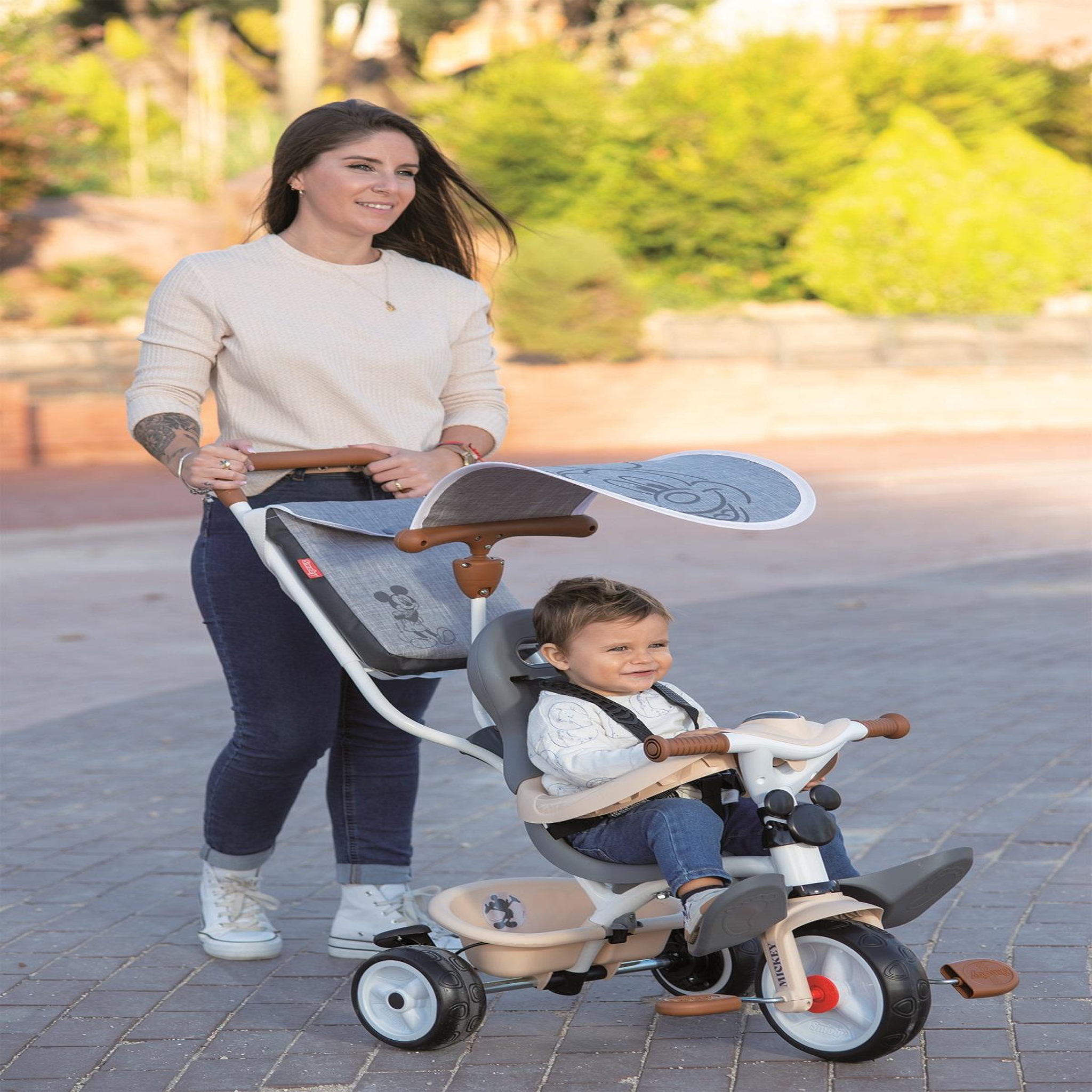 Voir la diapositive 5 : SMOBY Tricycle Baby balade plus Mickey 