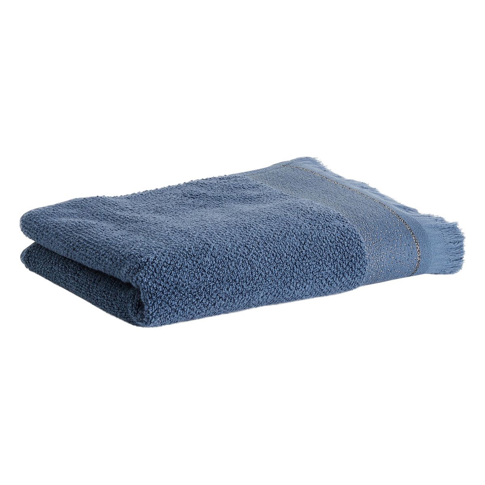 Voir la diapositive 1 : ACTUEL Maxi drap de bain uni en coton qualité zéro twist 500 g/m²