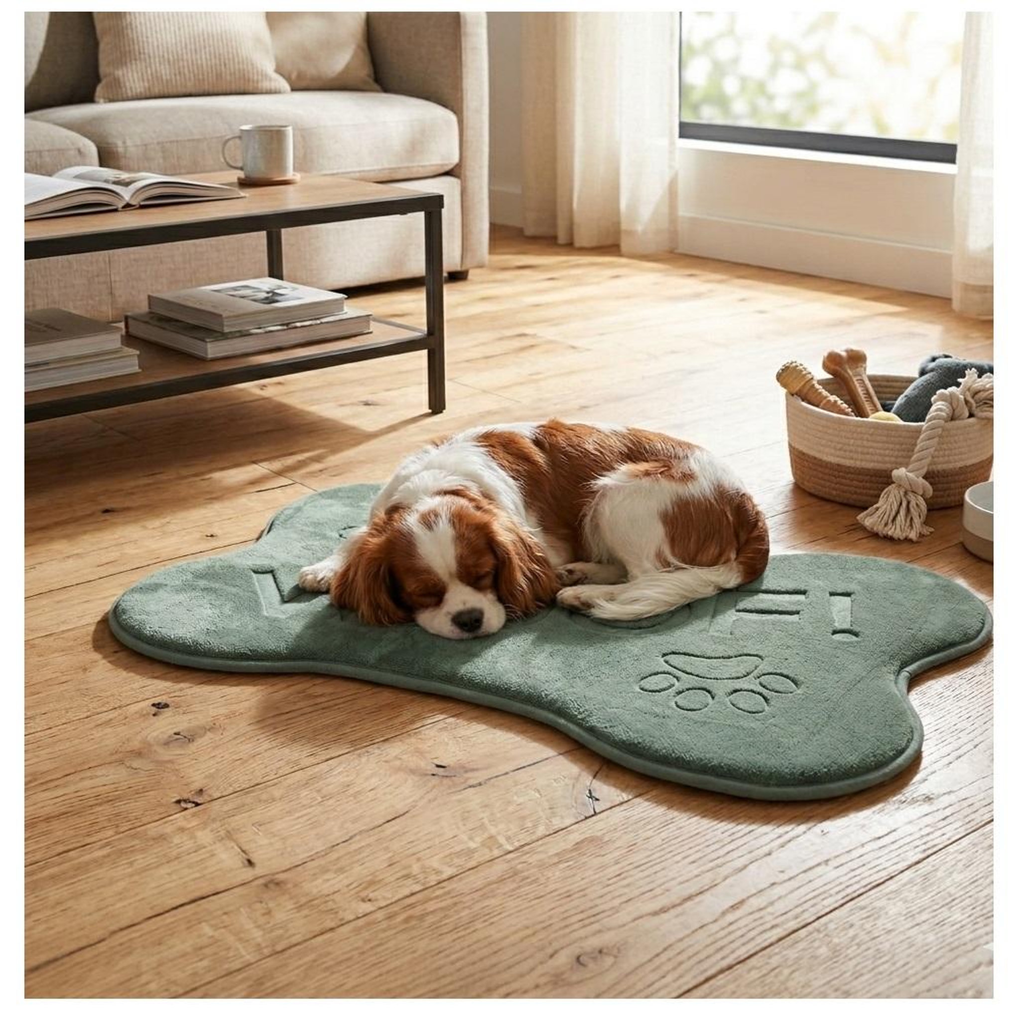 Voir la diapositive 2 : Eden Coussin en forme d'os pour chien mador