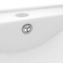 VIDAXL Lavabo avec trou de robinet Blanc mat 60x46 cm Ceramique