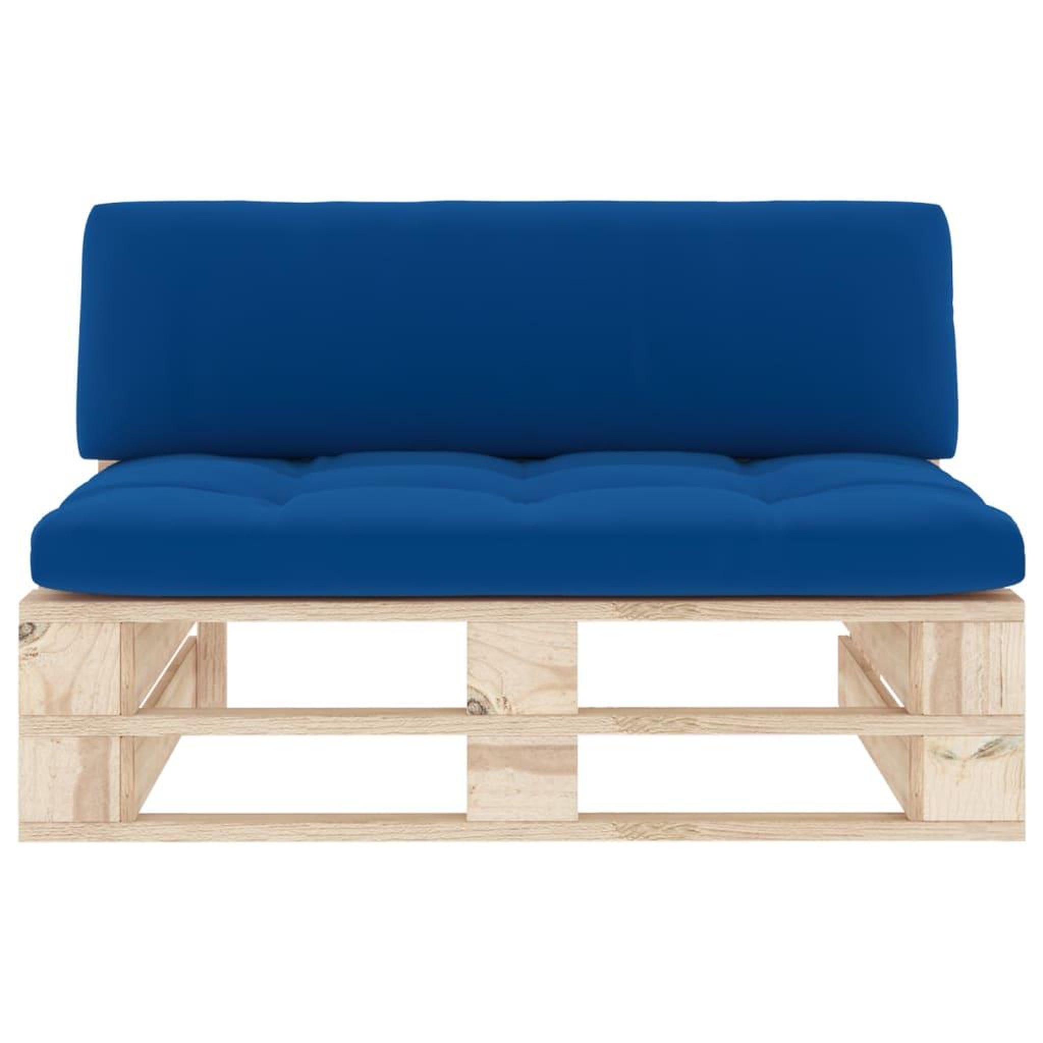 Voir la diapositive 3 : VIDAXL Canape central palette de jardin bois de pin impregne