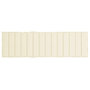 Voir la diapositive 5 : VIDAXL Coussin de chaise longue creme 200x50x3 cm tissu oxford