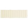 Voir la diapositive 5 : VIDAXL Coussin de chaise longue creme 200x50x3 cm tissu oxford