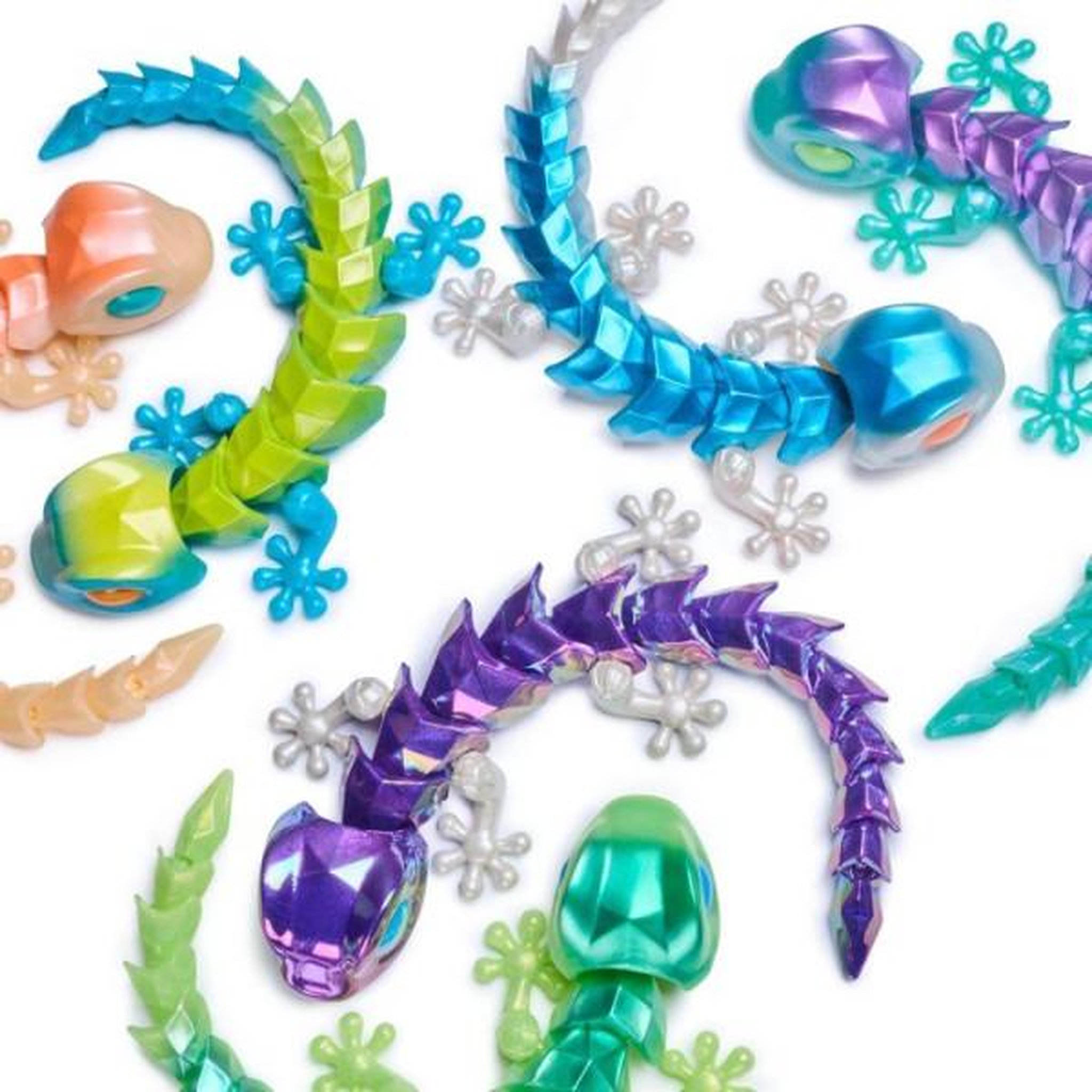 Voir la diapositive 5 : SpinMaster Pack De 1 Gecko Crystalynx Dragons Surprise