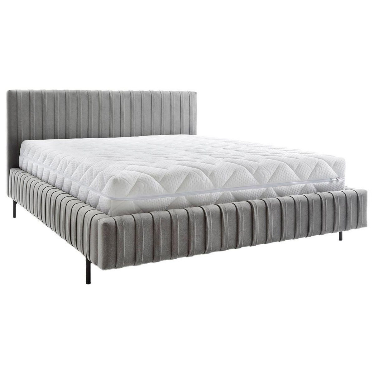 LISA DESIGN Flavio - lit coffre - 180x200 cm - sommier inclus - en simili