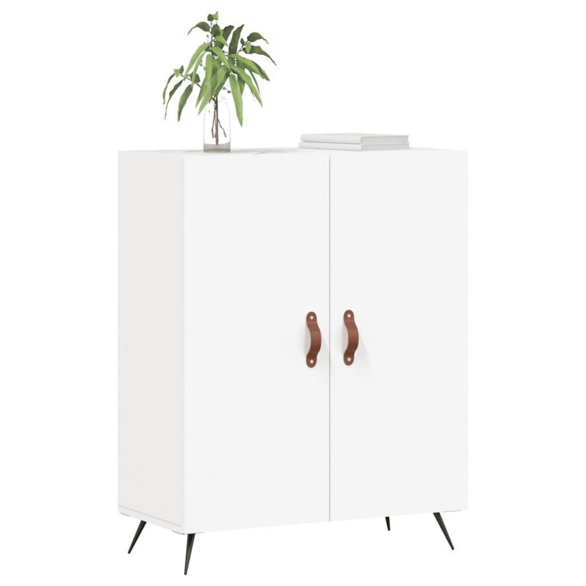 VIDAXL Buffet blanc 69,5x34x90 cm bois d'ingenierie