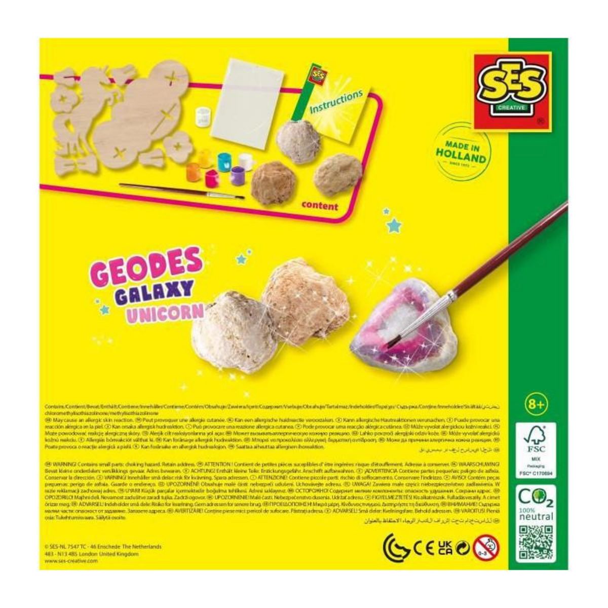 SES Creative Géodes et licorne - Galaxie