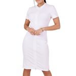 Project X Robe Zippée he Femme  Project X Paris F227061. Coloris disponibles : Blanc