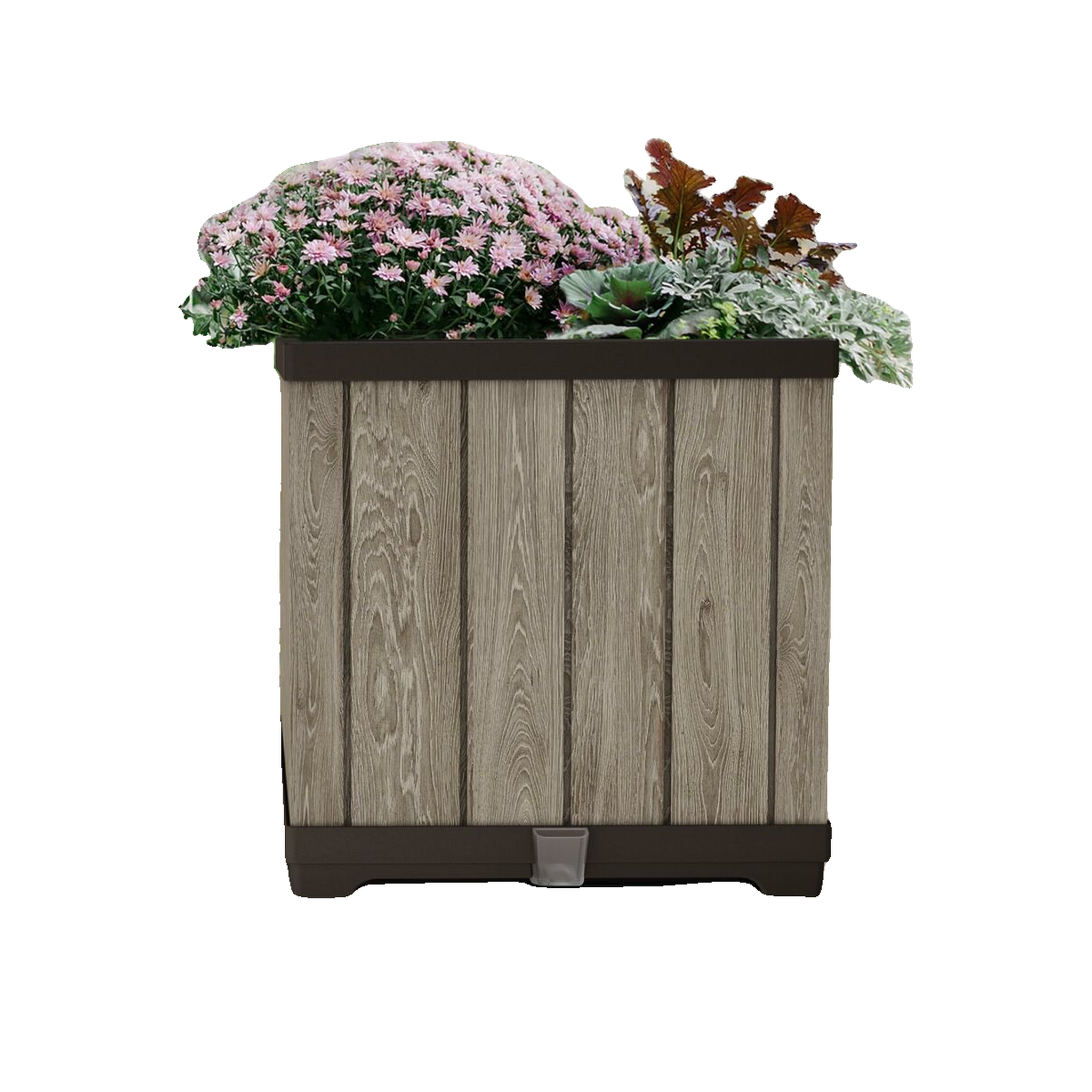 Voir la diapositive 5 : Keter Pot de fleurs Keter 262635 caractéristique en bois