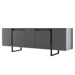 Habitat et Jardin Console en bois  Luxe  160 x 35 x 80 cm - Anthracite