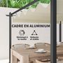 Voir la diapositive 6 : OUTSUNNY Pergola rétractable dim. 5,97L x 3,58l x 2,23H m structure robuste alu toile polyester haute densité 180 g/m² incluse beige clair