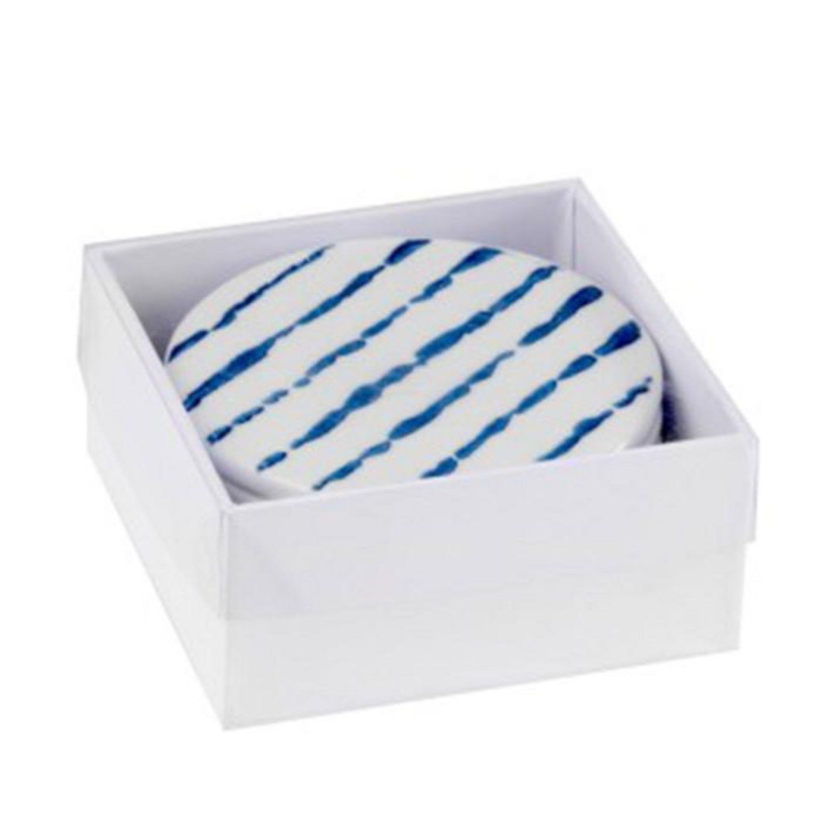 Paris Prix Lot de 6 Dessous de Verre  Sea  9cm Bleu & Blanc