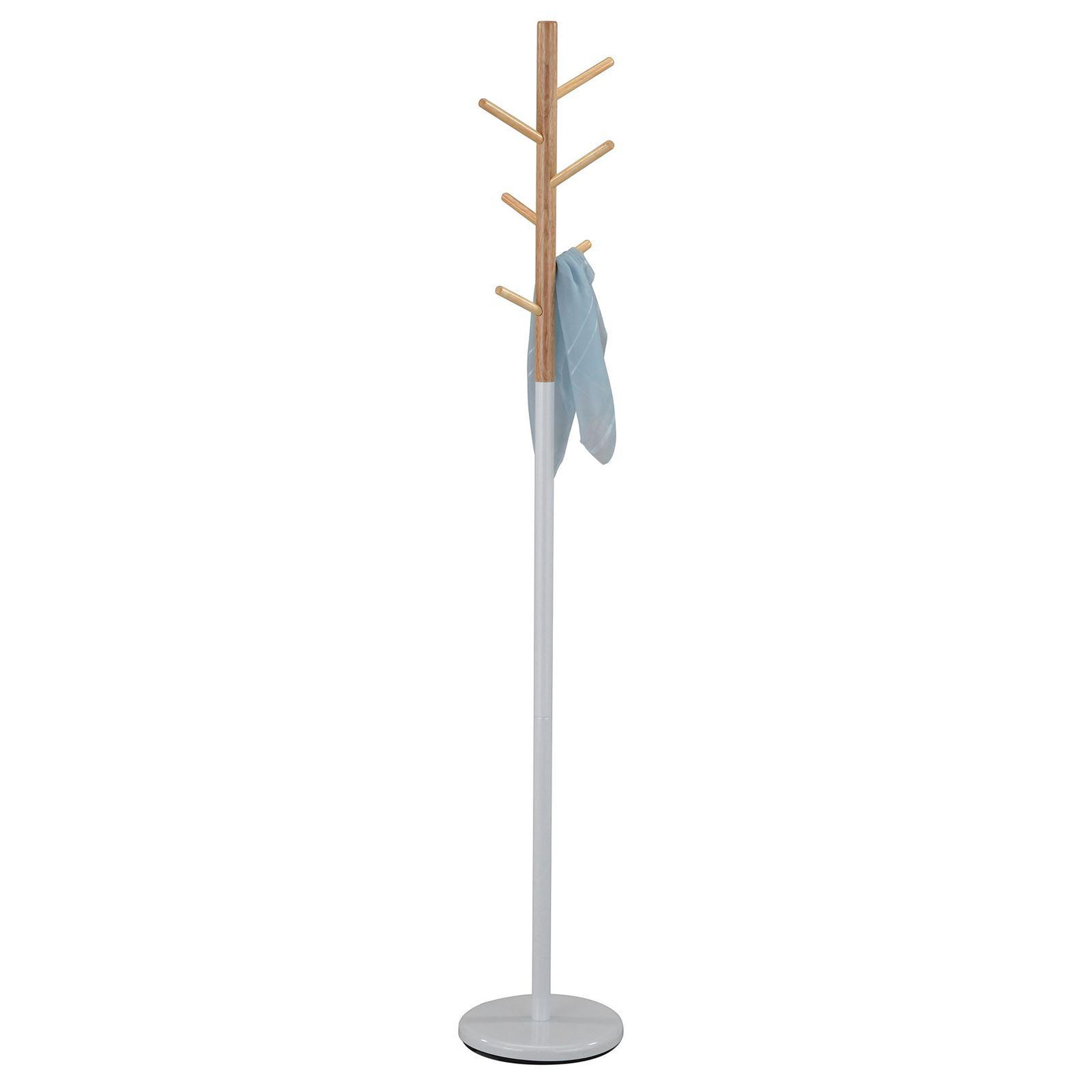 Voir la diapositive 1 : IDIMEX Porte-manteaux ENRICO, en métal et bois