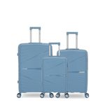 OBAGO OBAGO - LOT DE 3 - Valises grand format, weekend et cabine VELA. Coloris disponibles : Gris, Bleu, Vert, Marron, Rose