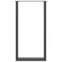 Voir la diapositive 5 : VIDAXL Pieds de table basse forme de U 2 pcs anthracite 60x(110-111)cm