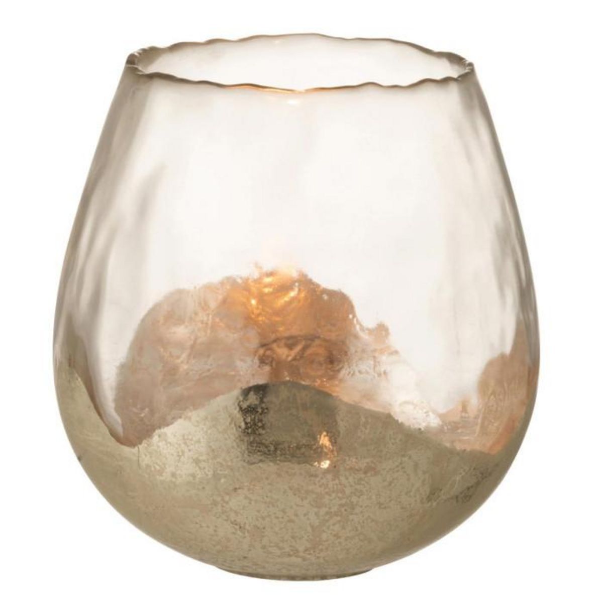 Paris Prix Photophore Rond en Verre  Zoé  18cm Transparent