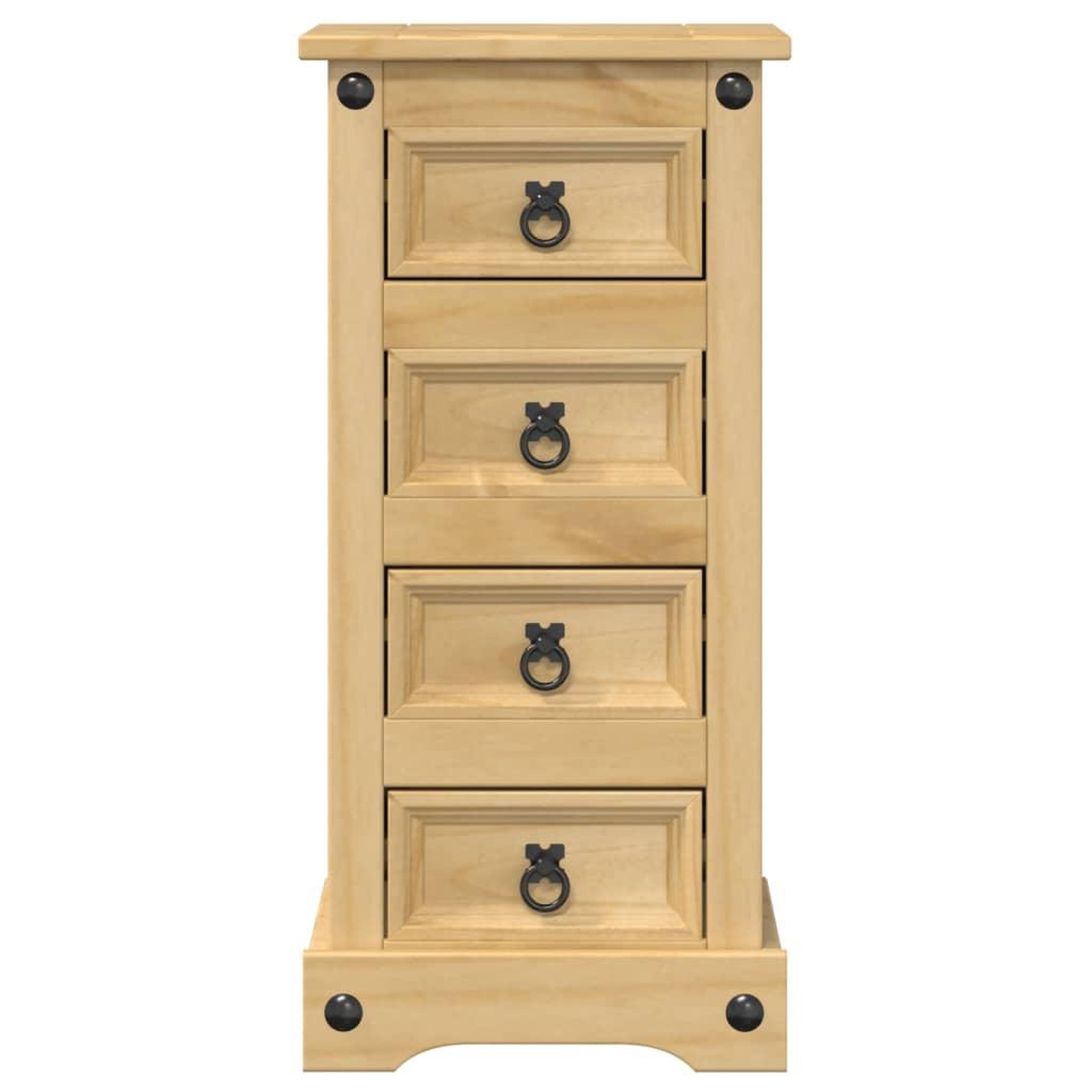 Voir la diapositive 4 : VIDAXL Table de chevet  35x32,5x74 cm bois de pin massif