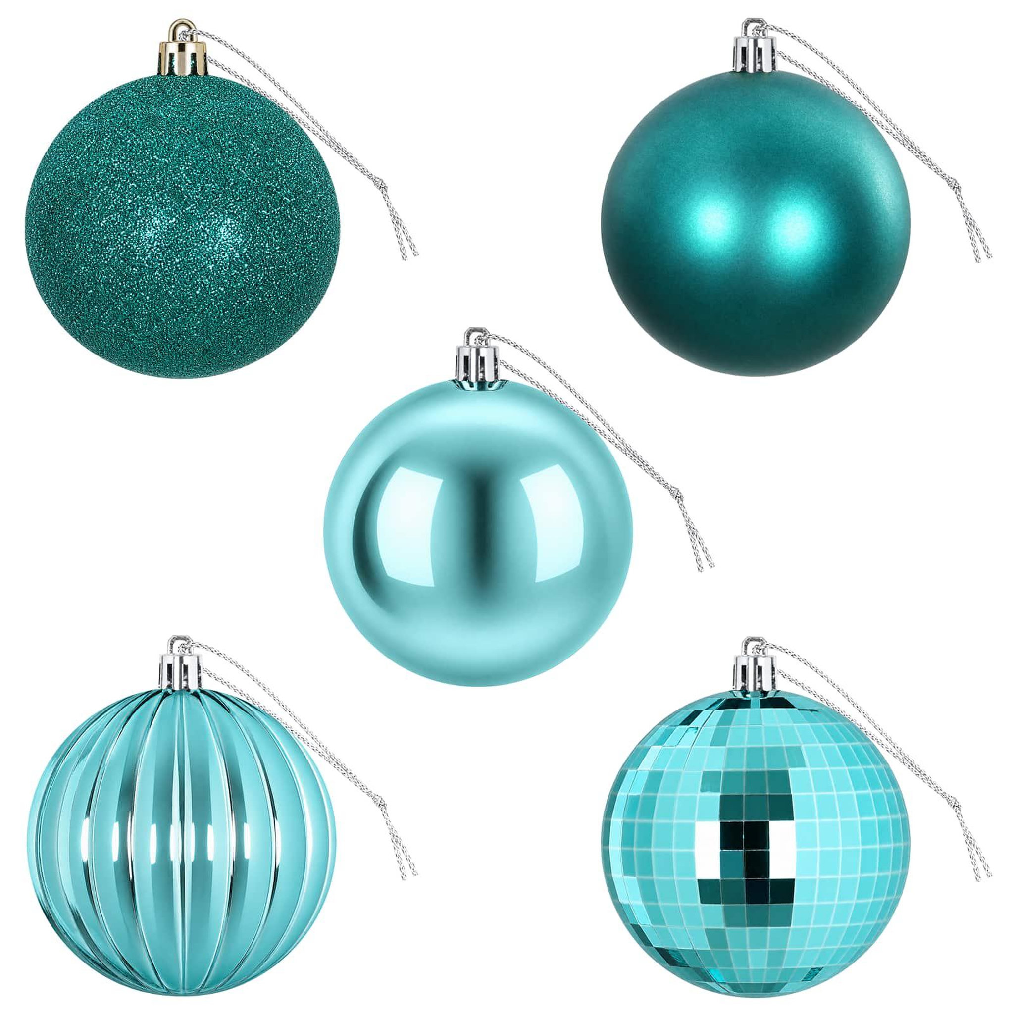 Voir la diapositive 5 : VIDAXL Ensemble de boules de Noël 50 pc Vert Diam. 8 cm Polystyrene