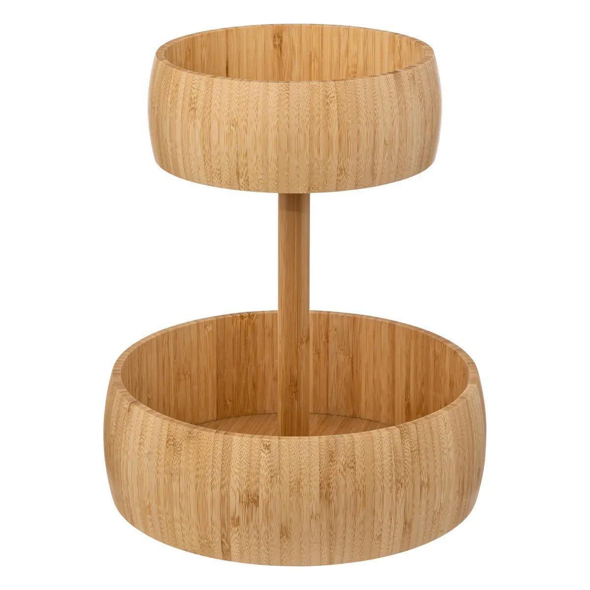 FIVE Corbeille à fruits bambou  2 niveaux  35cm naturel