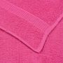 Voir la diapositive 6 : VIDAXL Serviettes d invité 2 pcs rose 30x50 cm 360 g m² 100% coton