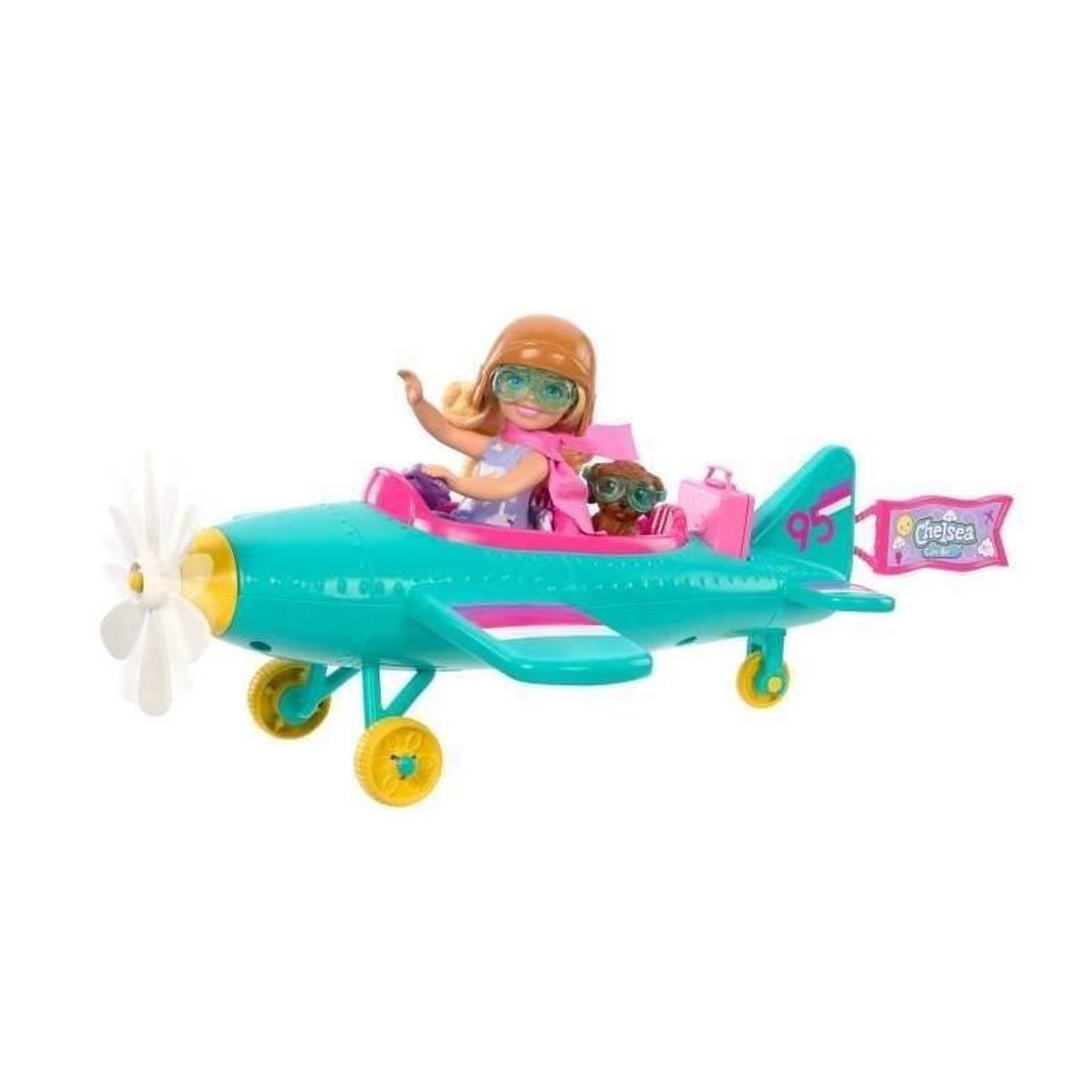 BARBIE CHELSEA ET SON AVION - BARBIE - HTK38