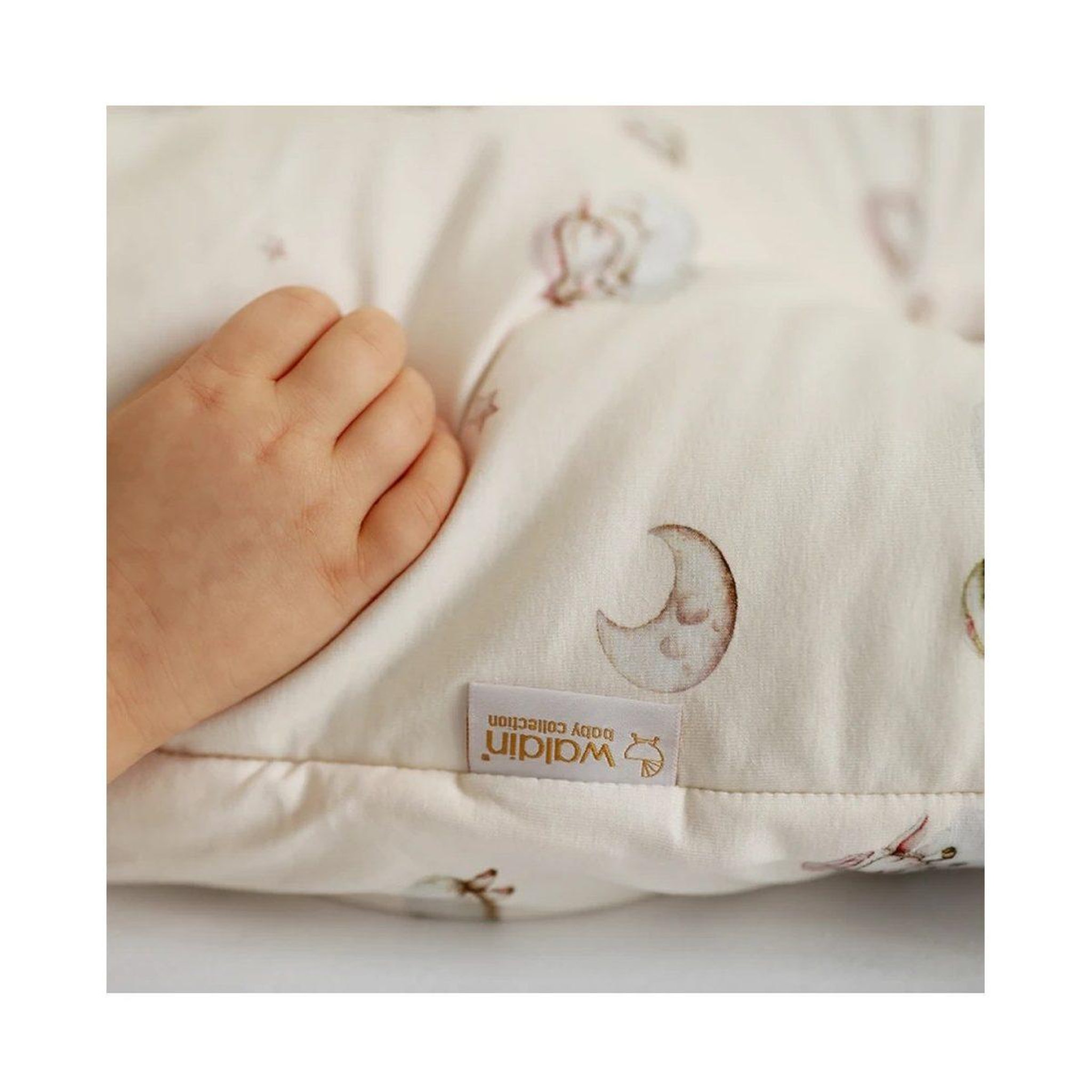 Voir la diapositive 5 : WALDIN Gigoteuse à jambes en coton 2,5 TOG - taille M (3-4 ans) - motif berceuse, champagne