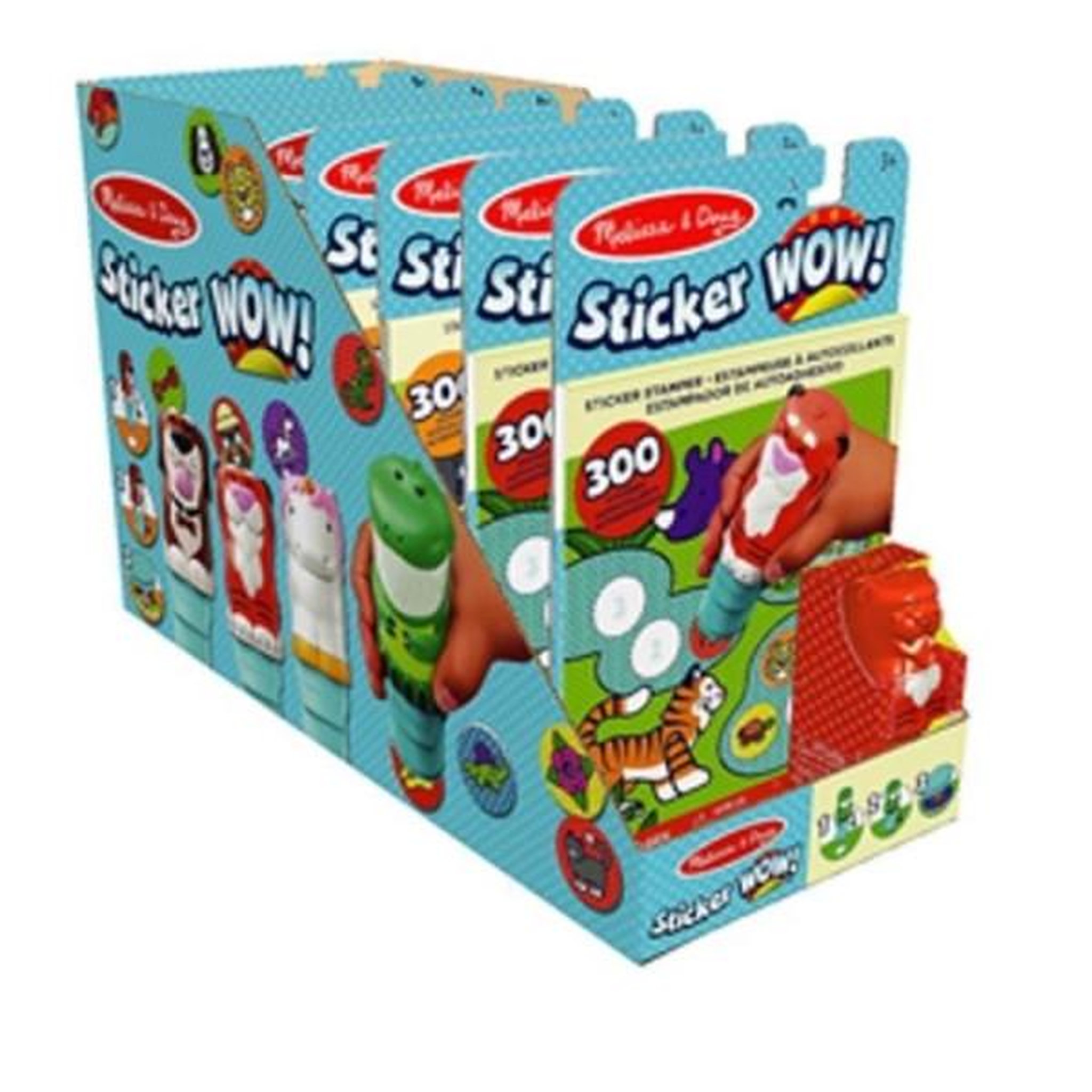 MELISSA & DOUG Pack tampon d'autocollants + bloc d'activités Stickers Wow - Mélissa & Doug