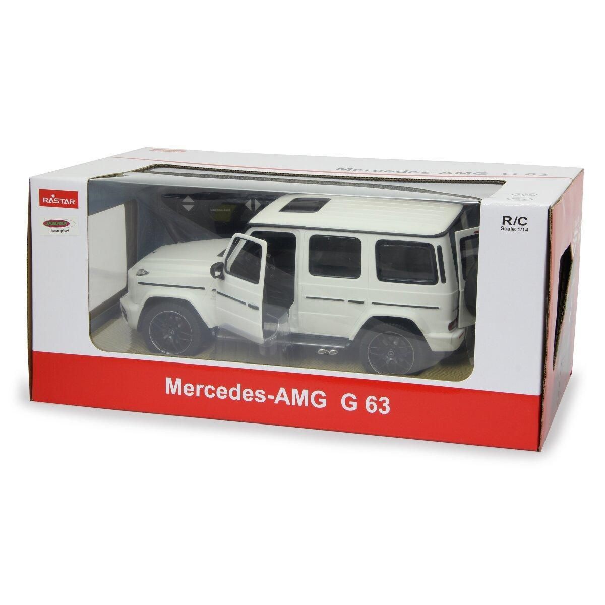 Jamara Voiture télécommandée Mercedes-Benz AMG G63 1:14 blanc 2,4GHz