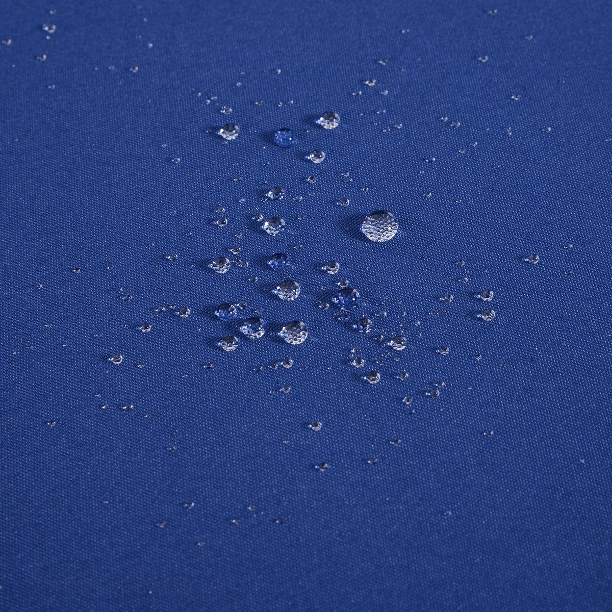 OUTSUNNY Parasol en métal rond polyester 180g/m² manivelle inclinable Ø 3 x 2,45 m bleu