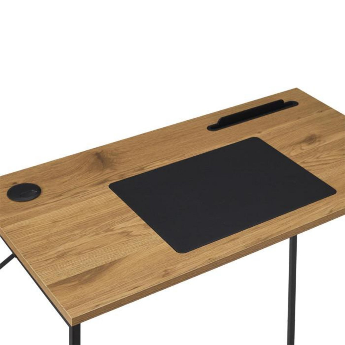 Paris Prix Bureau Design  Link  90cm Naturel & Noir