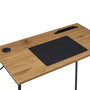 Voir la diapositive 6 : Paris Prix Bureau Design  Link  90cm Naturel & Noir