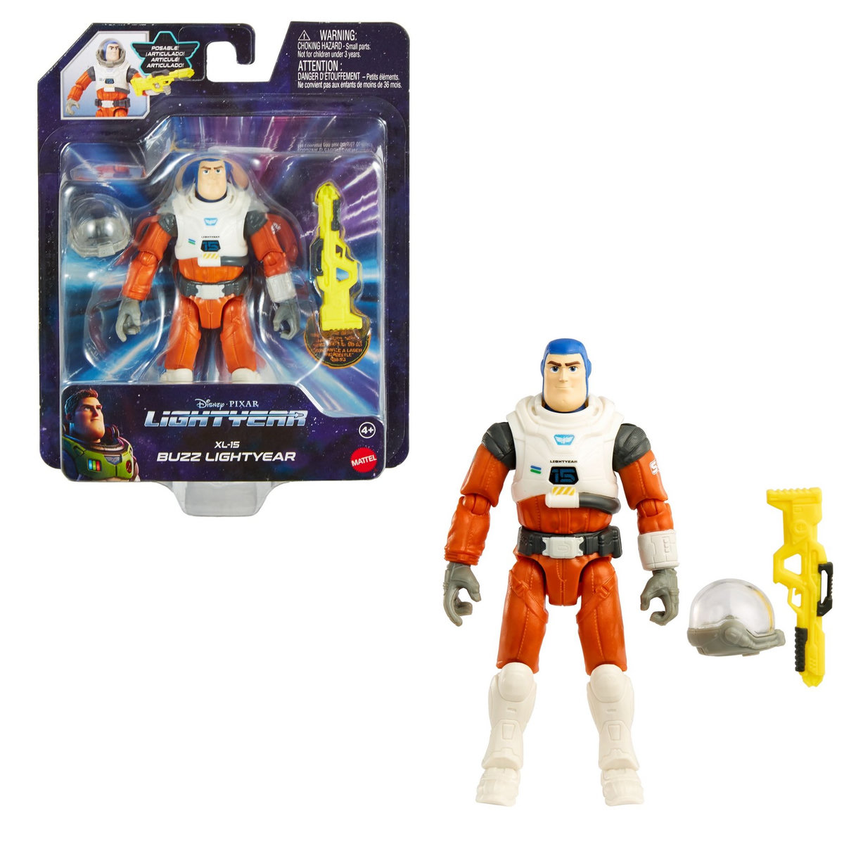 MATTEL Figurine Buzz combinaison XL-15 Disney Pixar