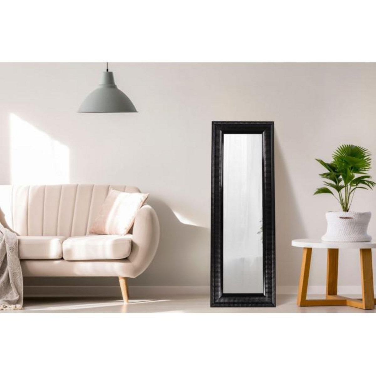 Paris Prix Miroir Mural Déco  Howard  151cm Noir