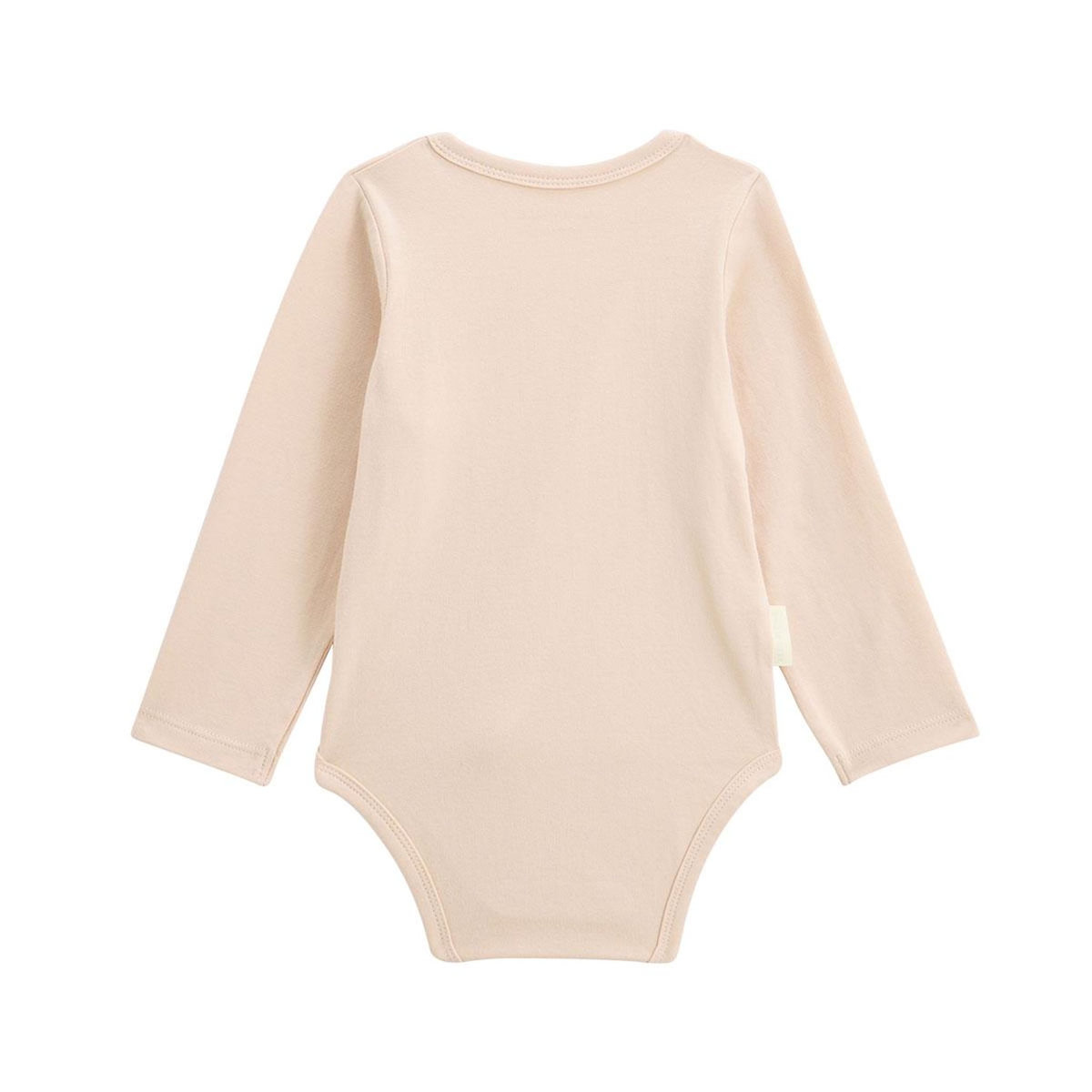 Petit Béguin Lot de 5 bodies bébé manches longues ouverture croisée Louison