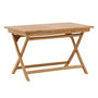 Voir la diapositive 1 : Paris Prix Table de Jardin en Teck  Kenya  120cm Naturel