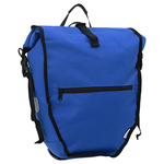VIDAXL Sac à vélo pour porte bagages 25 L Bleu 32.5x17x57 cm