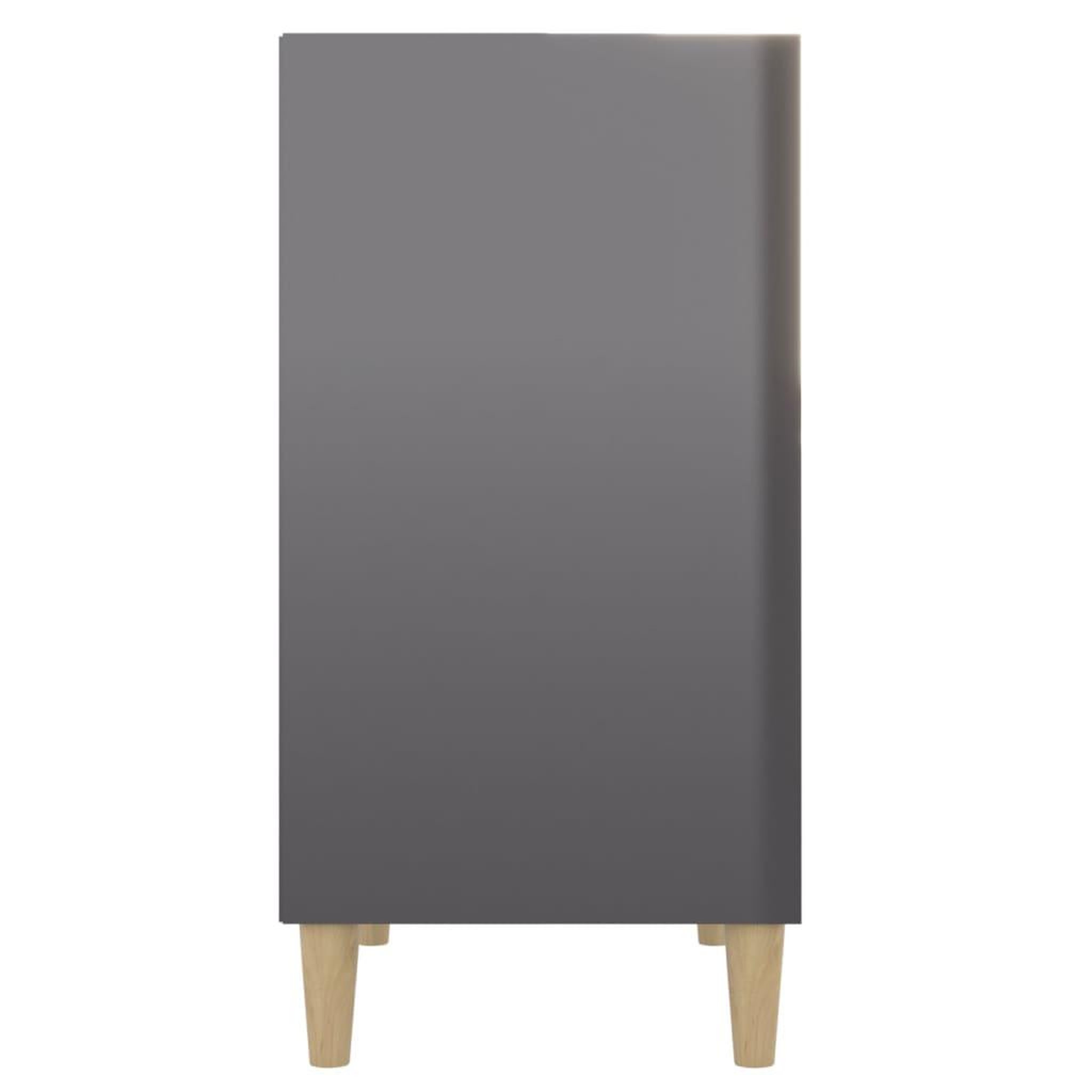 Voir la diapositive 5 : VIDAXL Buffet gris brillant 57x35x70 cm bois d'ingenierie