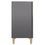 Voir la diapositive 5 : VIDAXL Buffet gris brillant 57x35x70 cm bois d'ingenierie