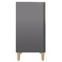 Voir la diapositive 5 : VIDAXL Buffet gris brillant 57x35x70 cm bois d'ingenierie