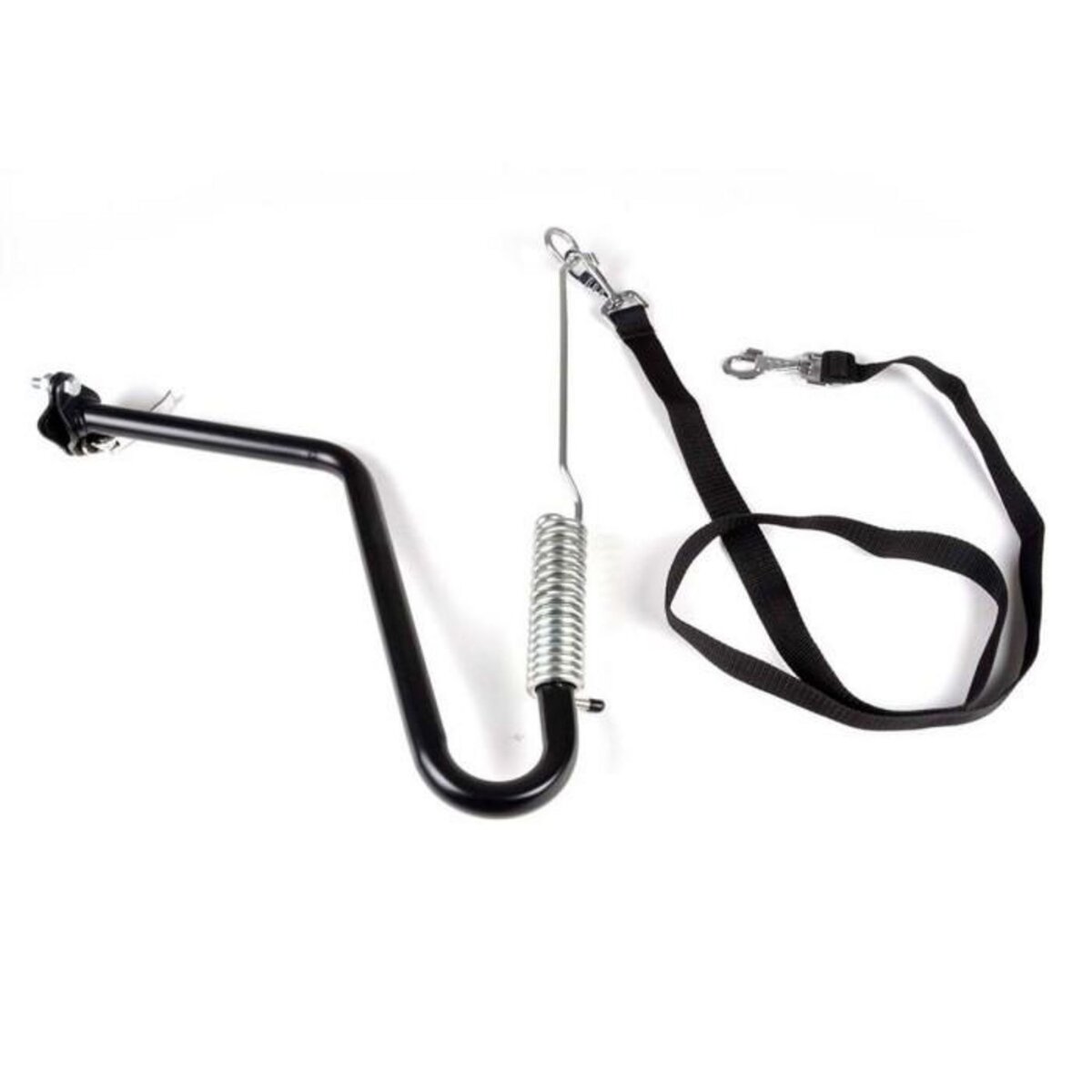 Paris Prix Kit d'Accroche Vélo pour Chien  Laisse  48cm Noir