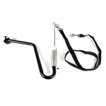 Paris Prix Kit d'Accroche Vélo pour Chien  Laisse  48cm Noir