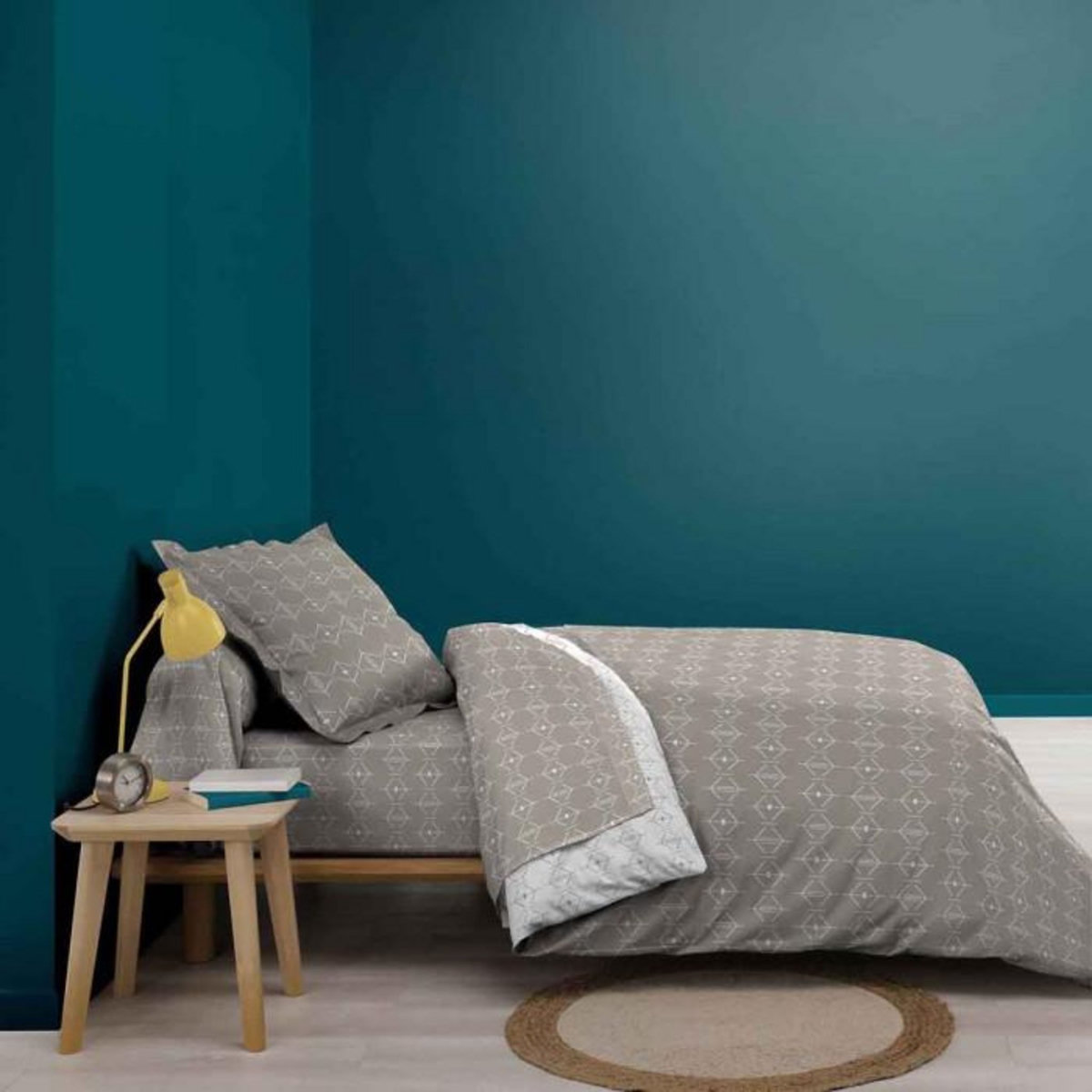 Paris Prix Housse de Couette  Aristide  140x200cm Naturel