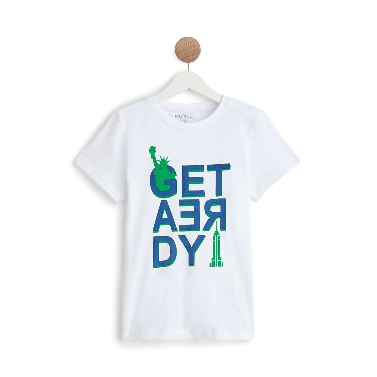 IN EXTENSO T-shirt manches courtes get ready garçon