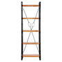 Voir la diapositive 2 : VIDAXL Bibliotheque a 5 niveaux 60x30x180 cm Bois d'acacia solide