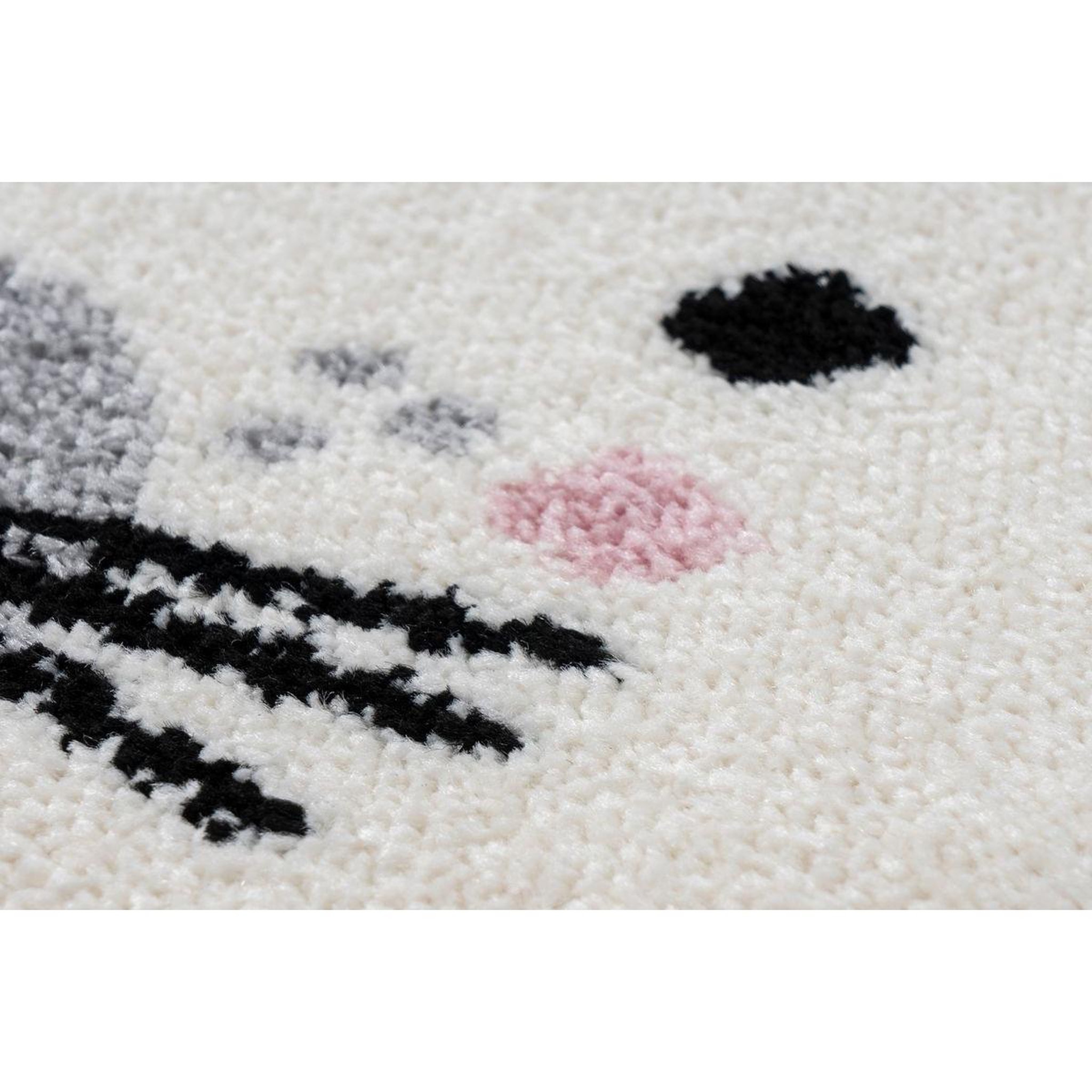 Voir la diapositive 3 : Paris Prix Tapis de Chambre Enfant Lapin  Clermont  Rose