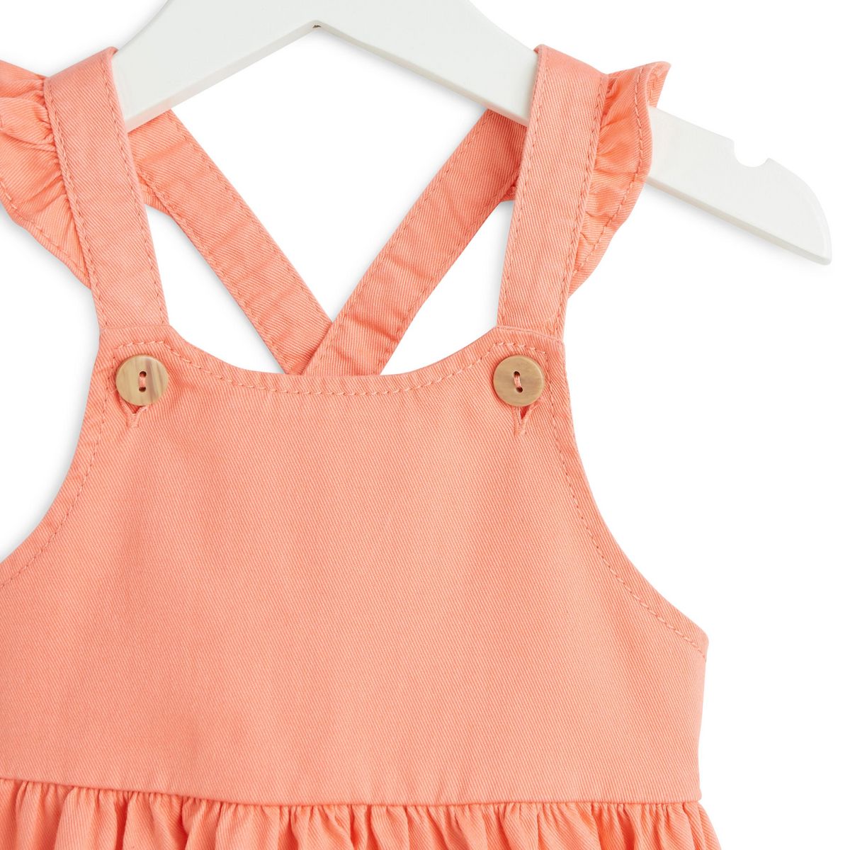 IN EXTENSO Robe salopette twill bébé fille