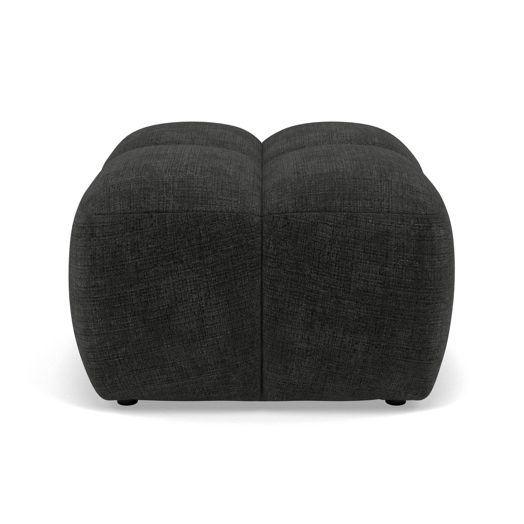 Voir la diapositive 5 : LISA DESIGN Grace - pouf en velours texturé